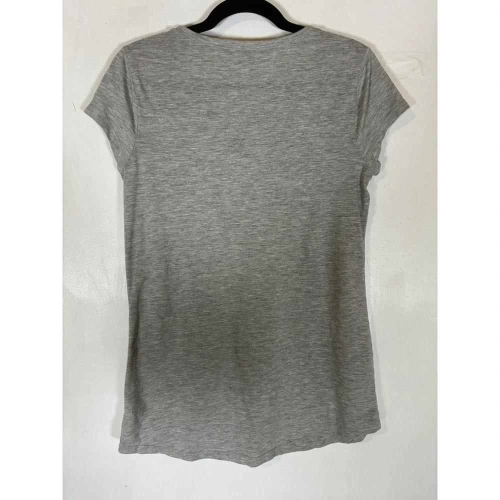 Justice Girls Size 16 Gray Graphic T Shirt Note To Self Chill Rainbow Glitter
